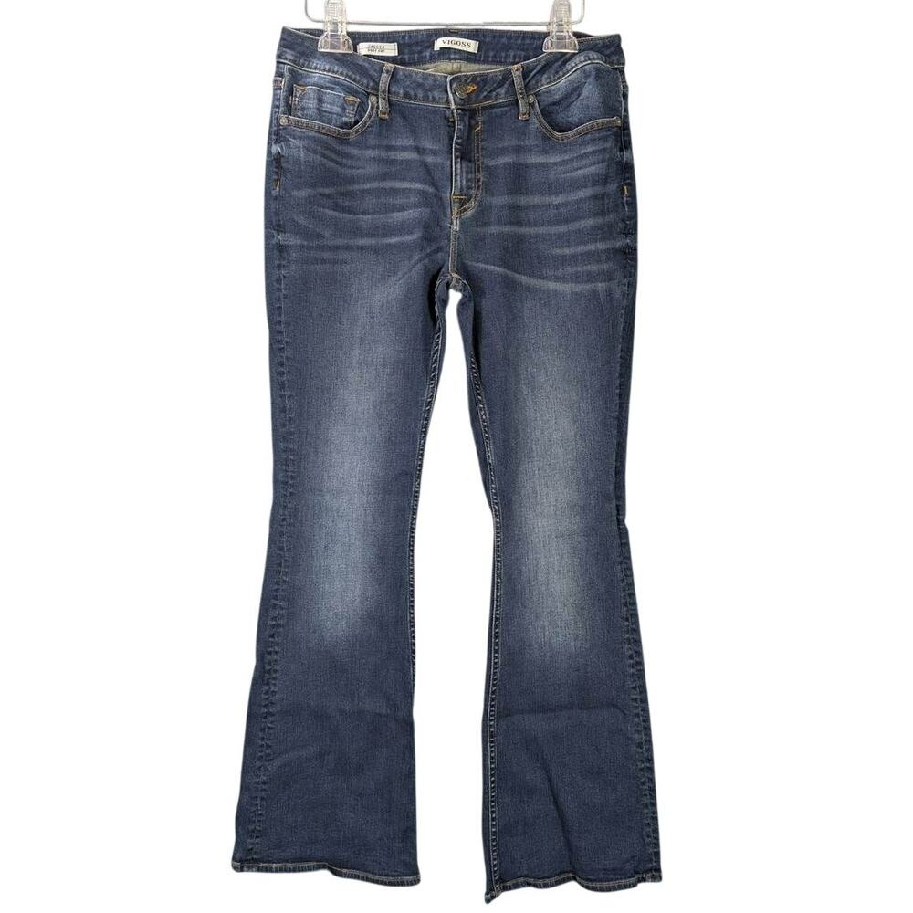 Vigoss Jagger Bootcut Jeans Womens 31 Blue Med Wash Mid Rise Stretch Denim